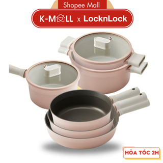 Nồi chảo chống dính Suit IH LocknLock dùng được bếp từ, tay cầm cách nhiệt, nhiều dung tích - K-MALL