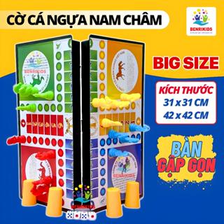 Đồ Chơi Cờ Cá Ngựa Có Nam Châm Cho Bé Board Game Cờ Đua Ngựa Tuổi Thơ Bàn Cờ Gập Gọn Trò Chơi Gia Đình Hàng Việt Nam