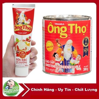  Sữa ông thọ dạng tuýp 165g Lon 380g  sữa đặc có đường  HSD 2026 