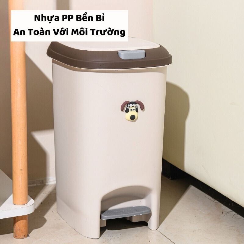 Thùng Rác Đạp Chân Kèm Sticker ENODA HOME, Thùng Đựng Rác Văn Phòng Dung Tích Lớn TR021 | BigBuy360 - bigbuy360.vn