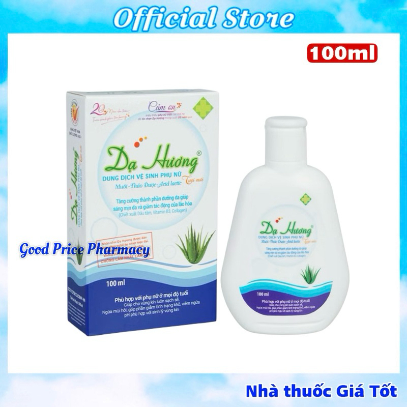 [100ml] Dung Dịch Vệ Sinh Phụ Nữ Dạ Hương Tươi Mới - LÔ HỘI