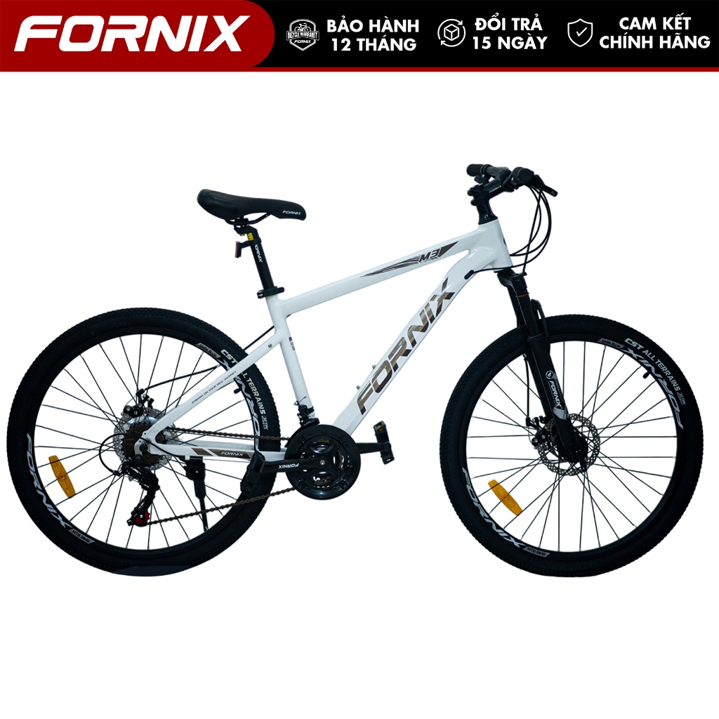 Xe Đạp Địa Hình FORNIX M3 Khung Nhôm Vòng Bánh 26 Inch Bộ Truyền Động 21 Tốc Độ 3 Đĩa 7 Líp