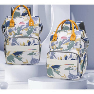 Miashop Balo Bỉm Sữa Túi Đựng Đồ Trẻ Sơ Sinh (Hàng Loại 1) | Ba lô Mẹ Bé Khi Ra Ngoài Dung Tích to tặng đồ chơi