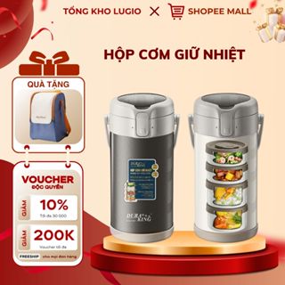  Hộp cơm giữ nhiệt thương hiệu DURAKING MODEL DK-HC22 DK-HC27 dung tích 2.2L 2.7L 