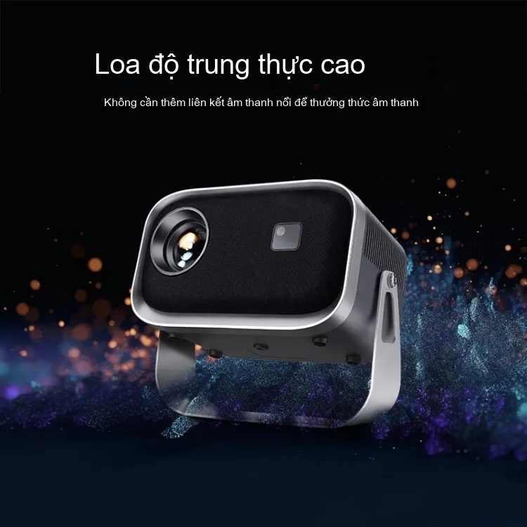Máy chiếu mini K670 Máy chiếu phim HD 1080P Hỗ trợ WiFi Bluetooth hỗ trợ kết nối với điện thoại di động, máy tính và PC