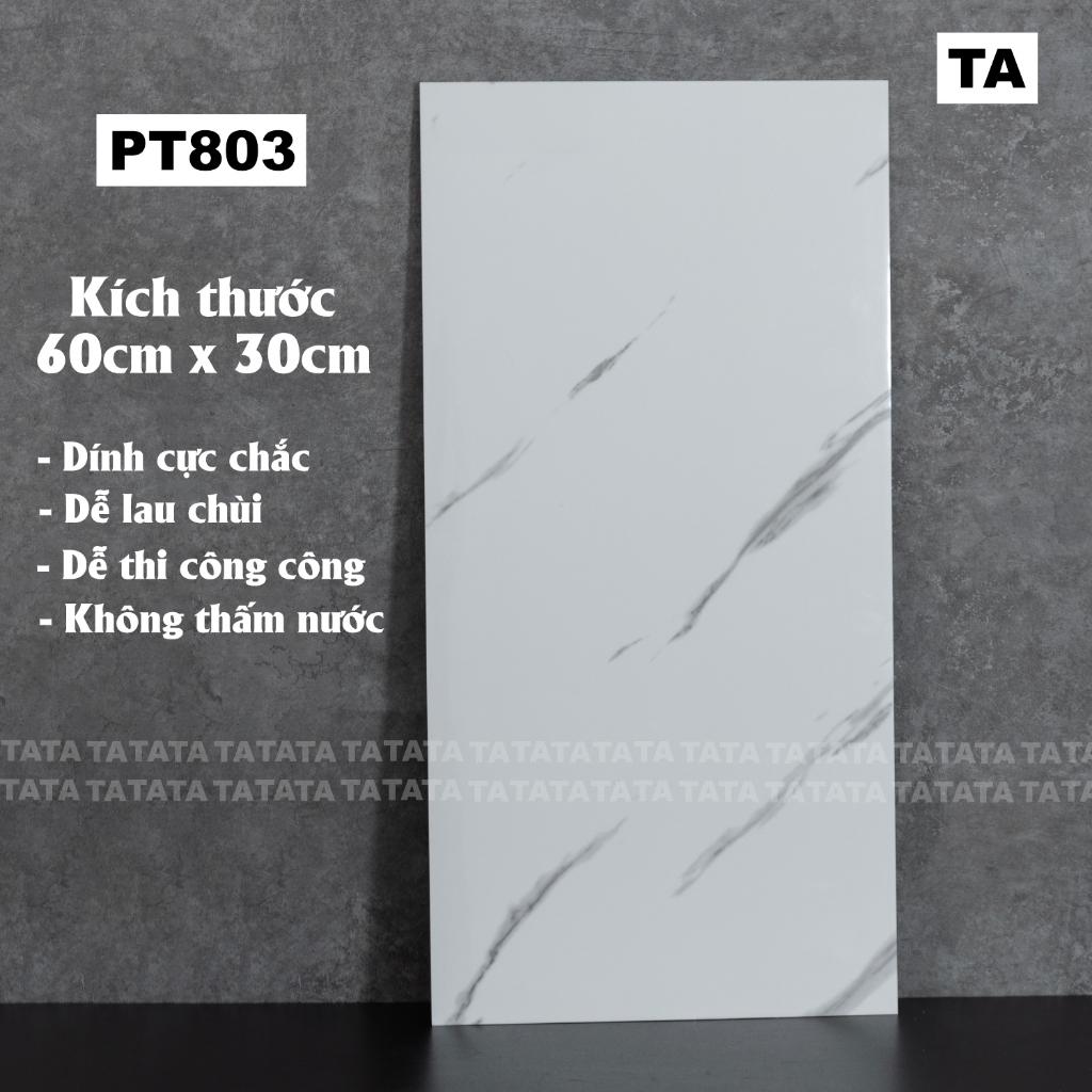 freeship COMBO 100 tấm miếng dán tường phủ nhựa PVC 3D kích tấc 60x30cm tráng nhôm mặt sau xốp dán ố