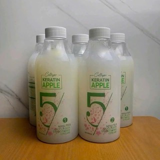 Thuốc Uốn Lạnh APPLE COLLAGEN Uốn Nam Nữ Nhật Bản 800ML x 2 - Thuốc Uốn Tóc Tại Nhà Chính Hãng