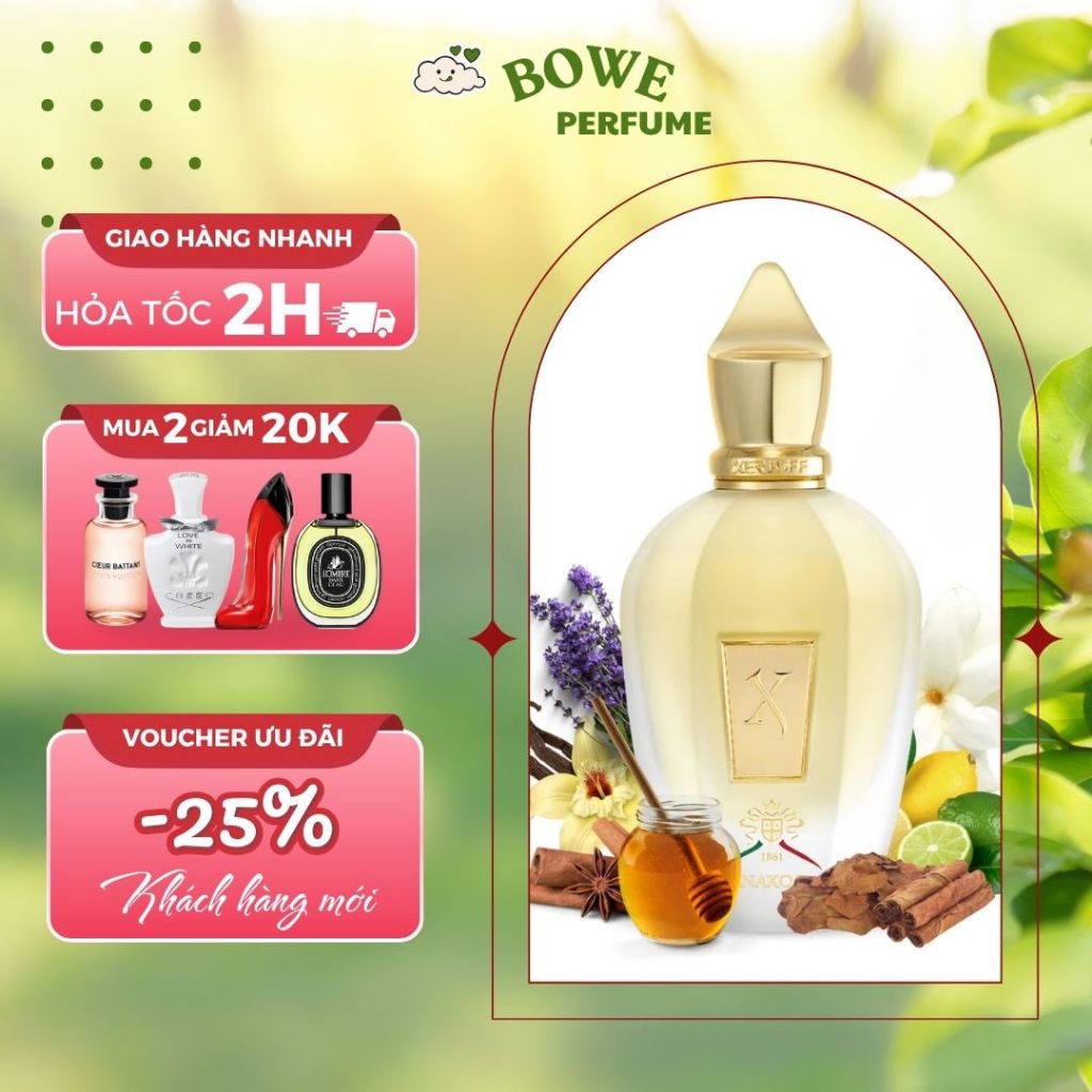 Nước Hoa Chiết Unisex Xerjoff 1861 Naxos Hương Thơm Sang trọng và Tinh tế | Dung tích 10ml