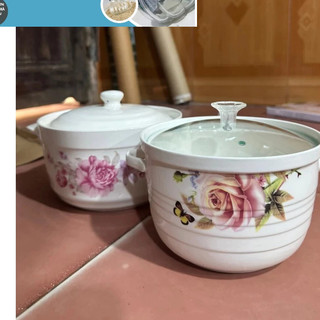 GDHT ÂU SỨ, THỐ SỨ ĐỰNG CƠM CANH CÓ NẮP KÍNH