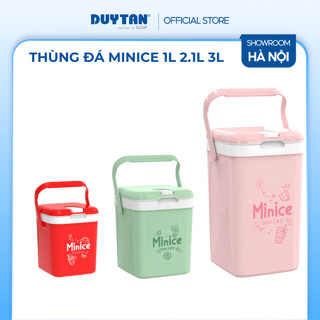Thùng đá Minice 1 2.1 3L DUY TÂN nhựa PP, PU giữ nhiệt, bình đá mini quai xách, đựng nước giải khát