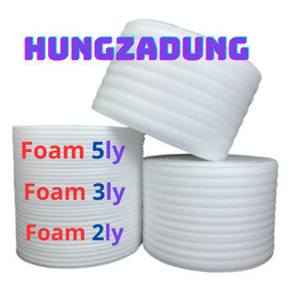 Cuộn Xốp Foam PE 5mm/ly x 50cm x 50m Và 3mm/ly - 2nn/ly Dùng Cho Đóng Gói, Bọc Hàng Chống Va Đập
