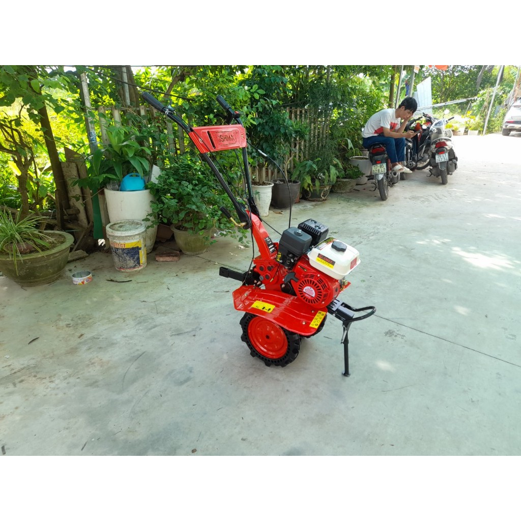 Máy xới đất Oshima XDX-C có chức năng lên luống, tạo rãnh, phay, xới đất hiệu quả