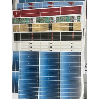 Set 10c tem dán nước hoa Tem Nhãn nước hoa