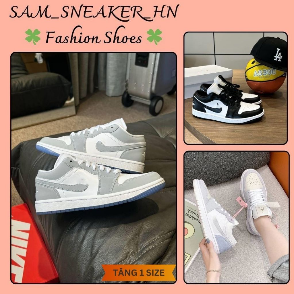 Giày Thể Thao Basic Cổ Thấp, Giày Sneaker Panda Cổ Thấp Thời Trang