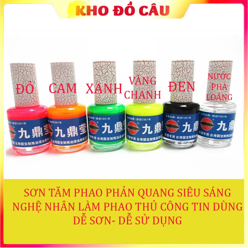 SƠN TĂM PHAO PHẢN QUANG CÂU CÁ CAO CẤP