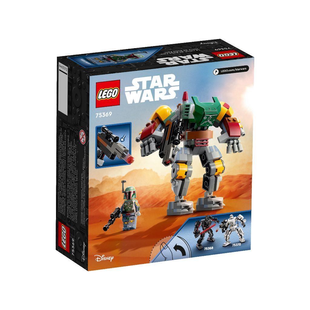 Đồ chơi lắp ghép LEGO chính hãng Star Wars Boba Fett Mech 75369 - 155 mảnh ghép