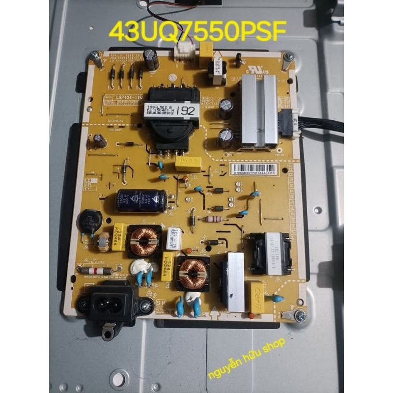 Nguồn tivi LG 43UQ7550PSF, 43UQ7550