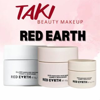 Kem Lót Red Earth V10 Energised Face Base 50ml và Mini 15ml Cấp Ẩm và Làm Mềm Da