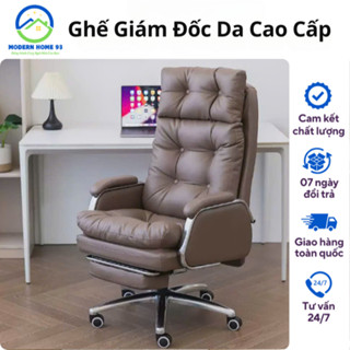 Ghế Xoay Văn Phòng, Ghế Giám Đốc Công Thái Học Có Gác Chân Hàng Nhập Khẩu, Ghế Chủ Tịch Bọc Da Pu Cao Cấp M230