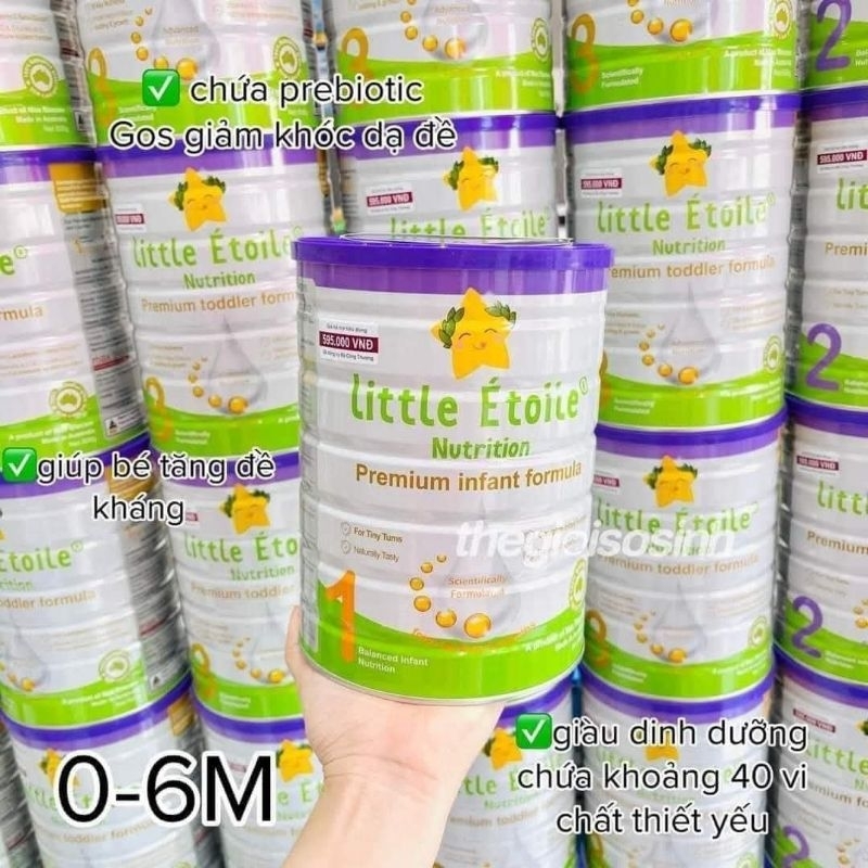 [Date 2027] Sữa ngôi sao nhỏ 1 - Little etoile Úc 800g