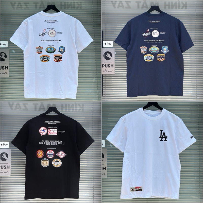 [Bao Check Chính Hãng💯] Áo thun NEW ERA LA Dodgers Trắng 12715356 - Áo New Era LA Dodgers 12715357 M