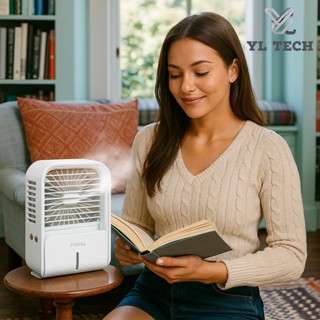 Quạt tích điện phun sương Xiaomi MIIIW LJQ-122, có ngăn chứa tinh dầu