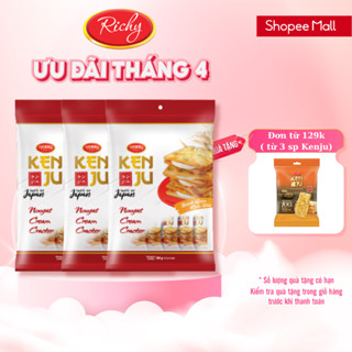 Combo 3 Bánh Richy Kenju kem dẻo 186gr