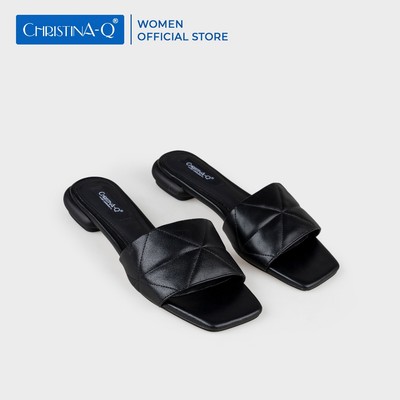 Dép Nữ Mũi Vuông CHRISTINA-Q DNU118G (form nhỏ)