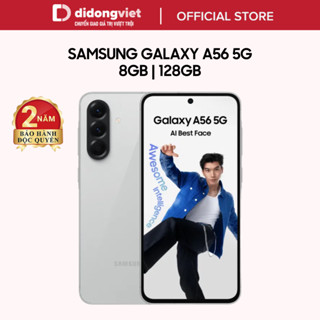 Điện thoại Samsung Galaxy A56 5G 8GB | 128GB, Màn hình 6.7" - Chip Exynos 1580 - 50MP - 5000mAh, Bảo hành 2 năm