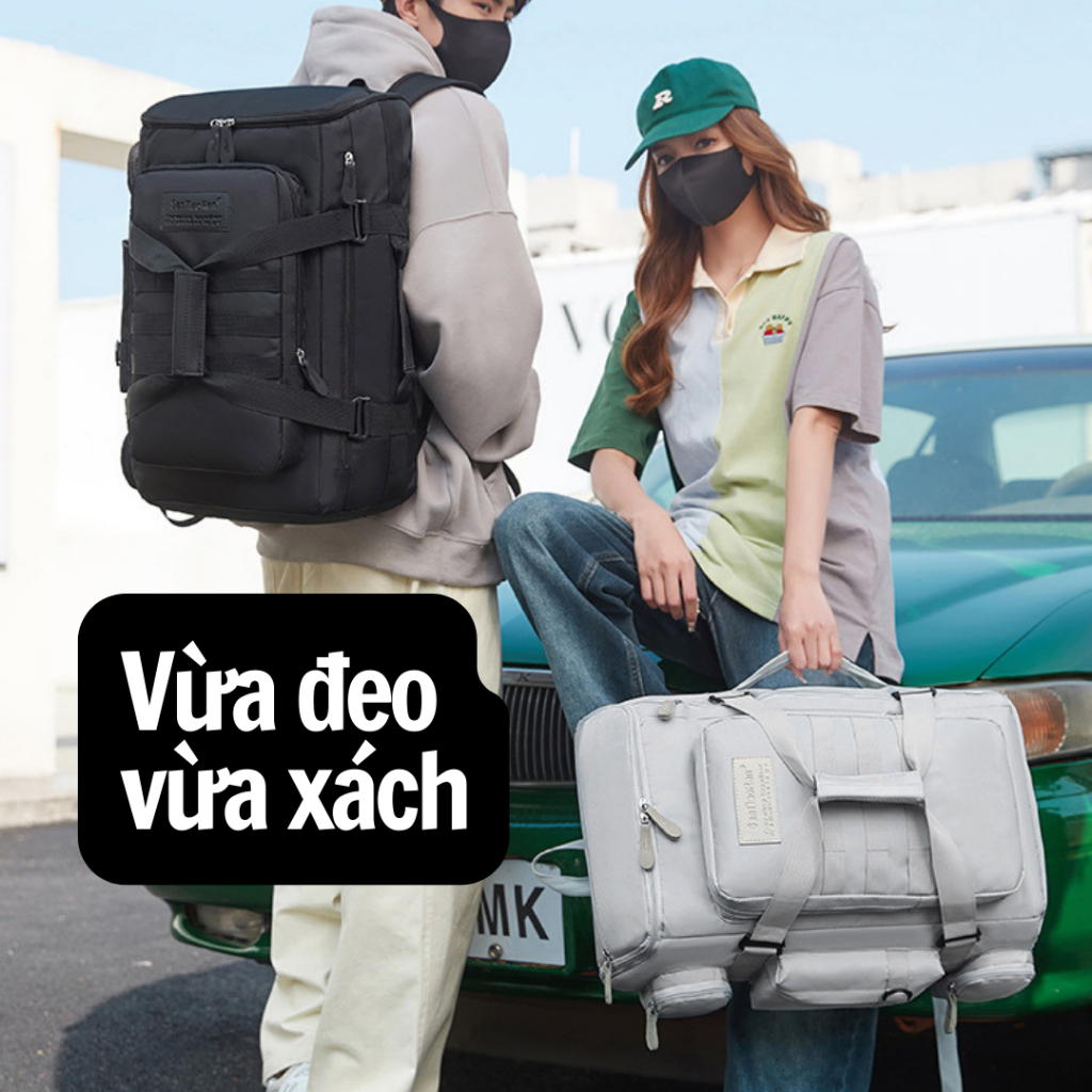  Balo đựng quần áo nam nữ size to túi du lịch đa năng cỡ lớn siêu nhẹ cứng cáp BDL099 - BaloGigo 
