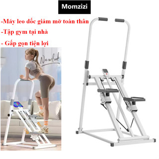  Máy tập thể dục leo núi đa năng M037 cao cấp Máy leo bậc thang tại nhà gấp gọn khung thép có đồng hồ bấm giờ đi kèm 