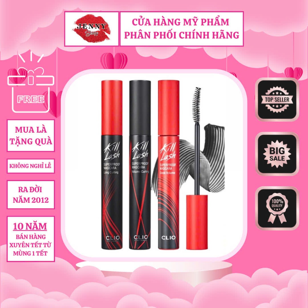 Chuốt Mi Clio Kill Lash Superproof Mascara