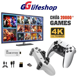  Máy chơi Game Stick 4K M15 X2 PLUS M8 Mini TV Gia Đình Máy Chơi Game Không Dây HDMI 20.000 Trò Chơi Cổ Điển 