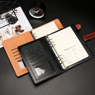 Sổ còng bìa da a4 giấy chống lóa 100gsm , Sổ tay ghi chép , sổ nhật ký văn phòng cao cấp