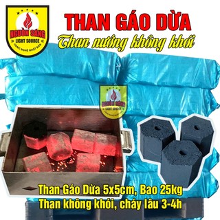 Than Gáo Dừa Trabaco (5x5cm, Bao 25kg)