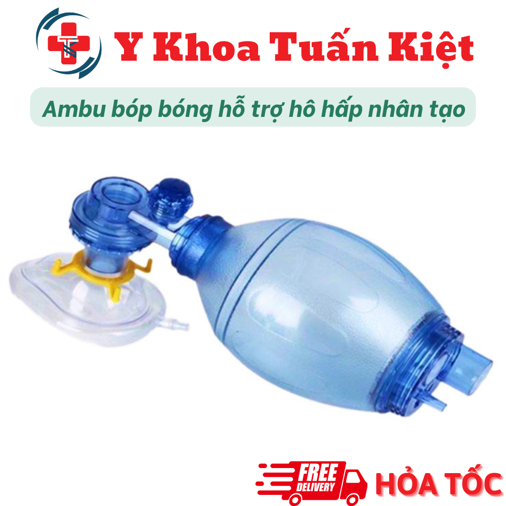 ✅ Ampu bóp bóng trợ thở người lớn