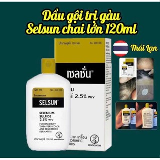 Dầu gội selsun Selenium Sulfide 2.5%.Chai 30ml, 60ml và 120ml