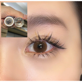 Kính áp tròng NELLY BROWN nâu đậm hồng trà