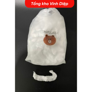 Túi gấu 100 màng bọc thực phẩm có chun co giãn, tái sử dụng được