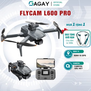 Flycam L600 Pro Cảm Biến Tránh Vật Cản, Máy Bay Flycam 4k Camera, GPS Tự Động Quay Về
