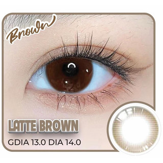 Kính áp tròng NELLY BROWN nâu đậm hồng trà