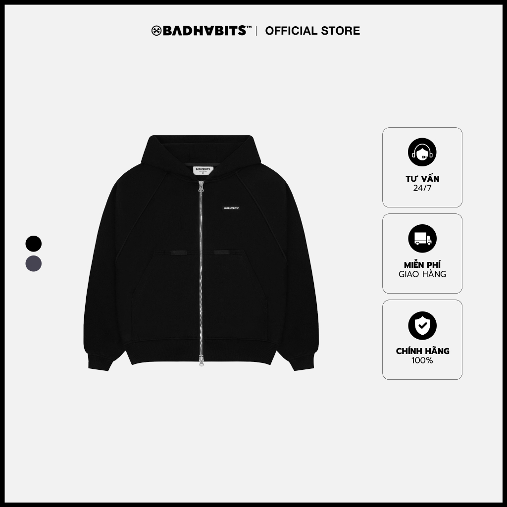  Áo Khoác On The Go Hoodie Zip - Supertramp Collection - Local Brand Chính Hãng 