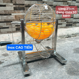  Lồng quay sổ xố size nhỏ - Lồng quay lô tô mini 