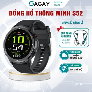 Đồng Hồ Thông Minh Smart watch S52 Pro Nghe Gọi Bluetooth, Đồng Hồ Thể Thao Đo Nhịp Tim Theo Dõi Sức Khỏe GAGAY
