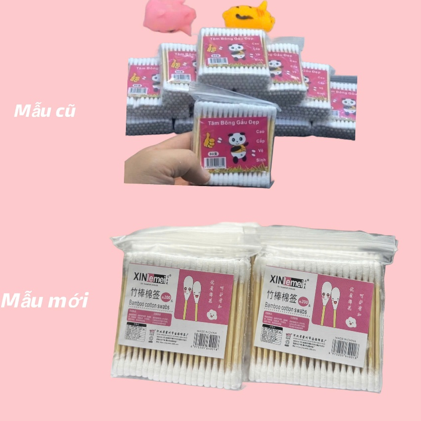 Tăm bông tiệt trùng cán gỗ