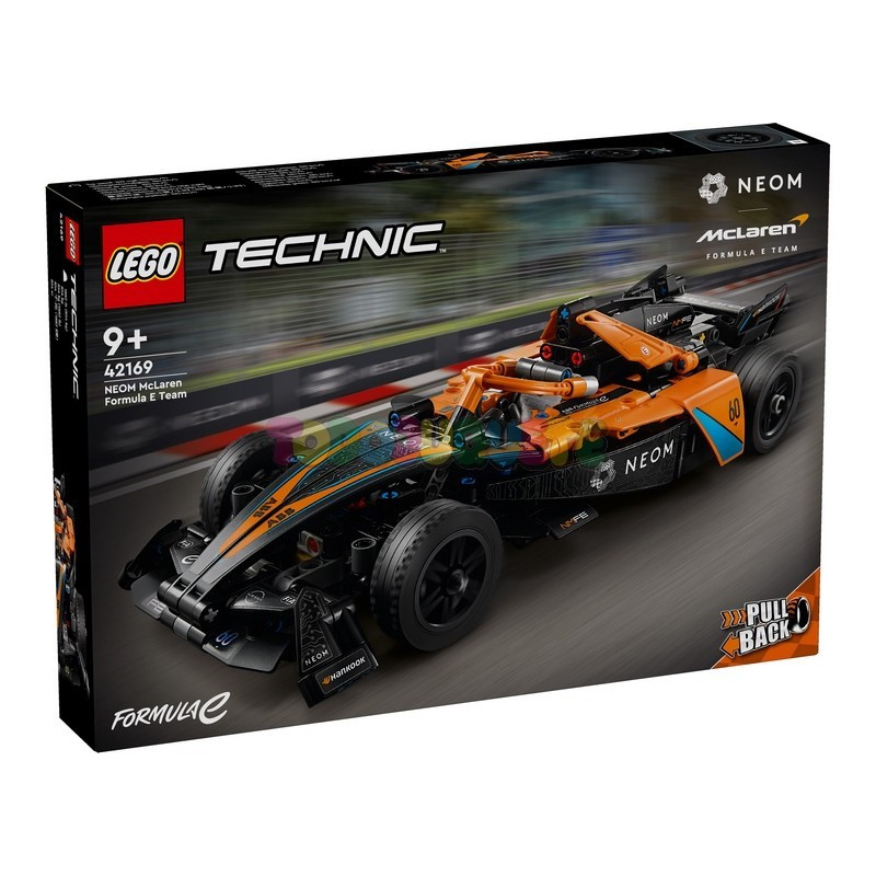 Đồ chơi lắp ghép LEGO chính hãng Technic NEOM McLaren Formula E Race Car 42169 - 452 mảnh ghép