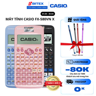 [FS] Máy Tính Casio FX-580VN X dành cho học sinh cấp 3 cấp 2 chuyên dụng cho phòng thi dành cho thi chuyển cấp đại học