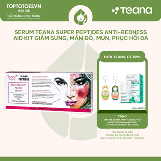 Serum Teana Super Peptides Anti-redness Aid Kit giảm sưng, mẩn đỏ, mụn, phục hồi da