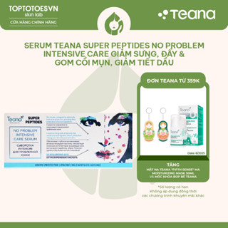 Serum Teana Super Peptides No Problem Intensive Care giảm sưng, đẩy & gom cồi mụn, giảm tiết dầu