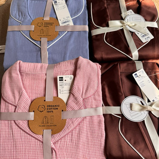 GU - Đồ Bộ ngủ cotton / satin / đũi GU JAPAN (tag Nhật)